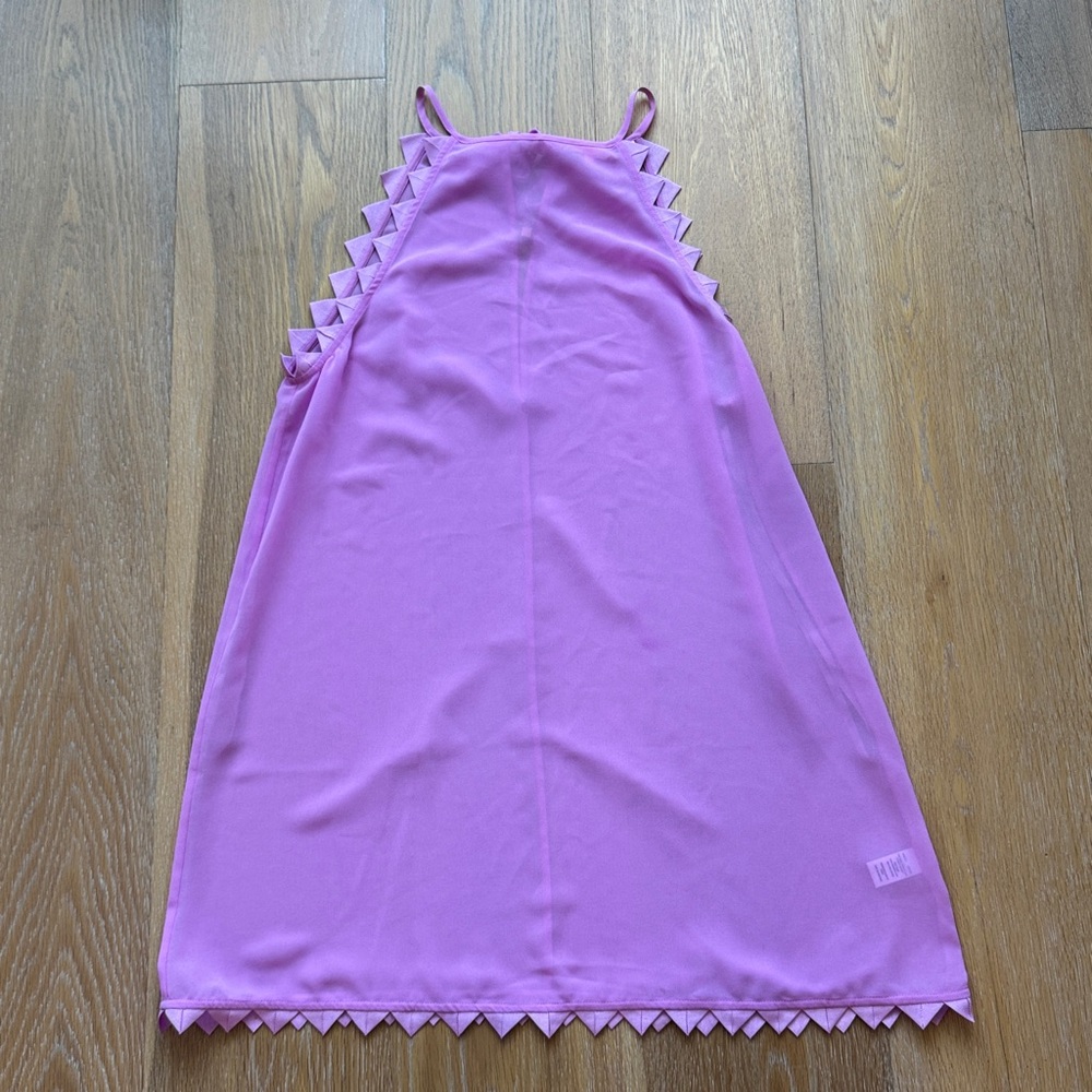 Ted Baker halter style cover up dress lilac pink